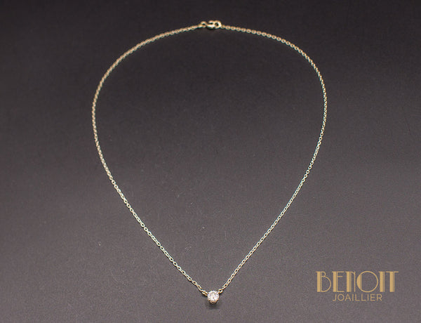 Pendentif Solitaire Diamant