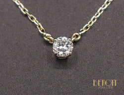 Pendentif Solitaire Diamant