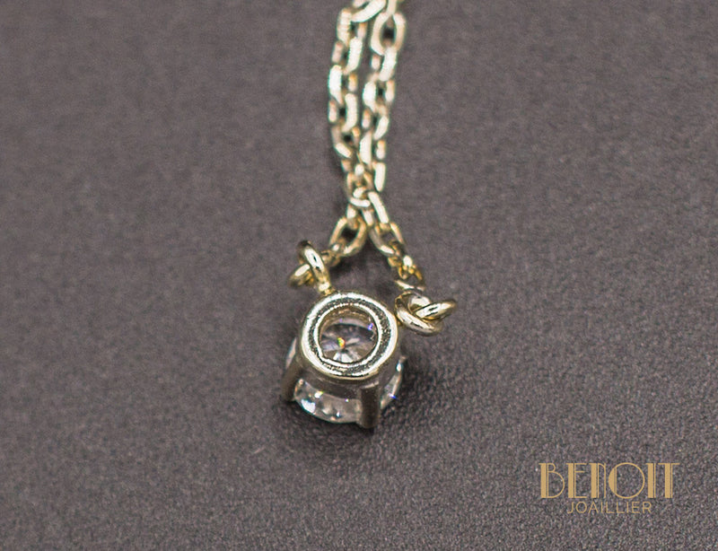 Pendentif Solitaire Diamant