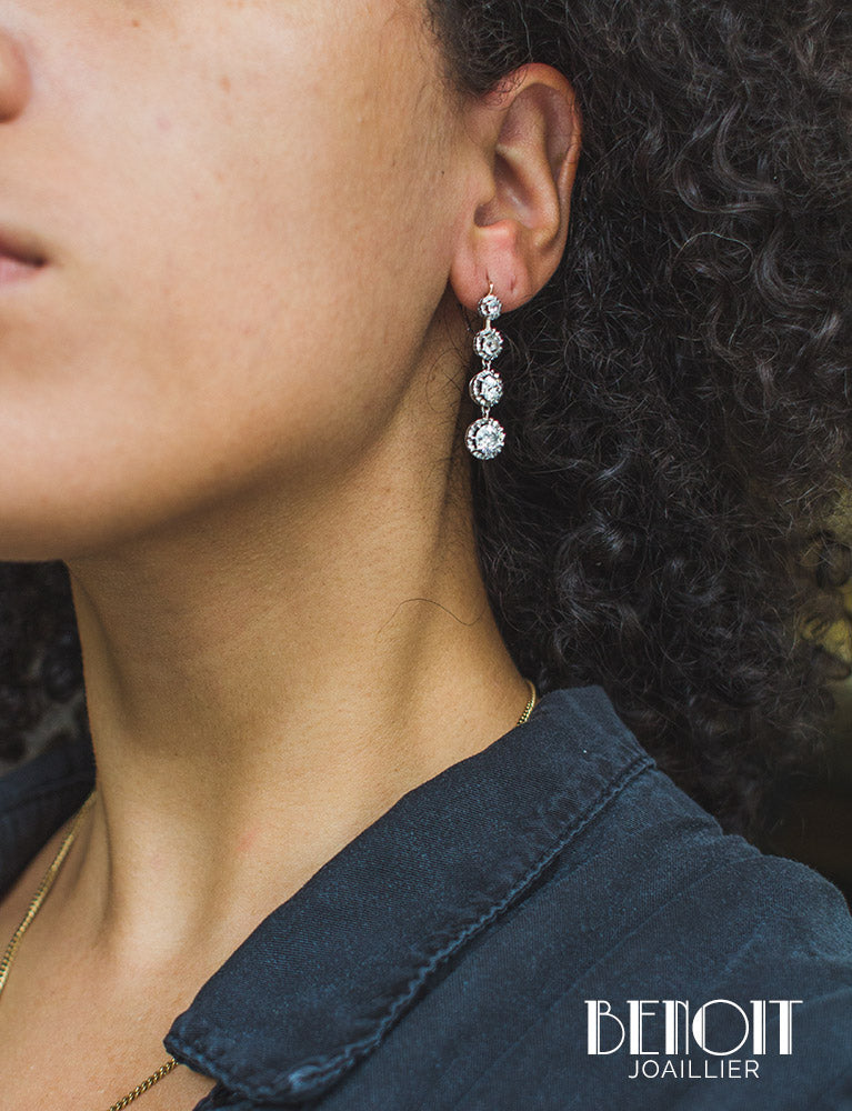 Pendants d'oreilles Diamants