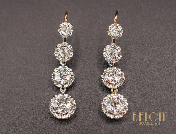 Pendants d'oreilles Diamants