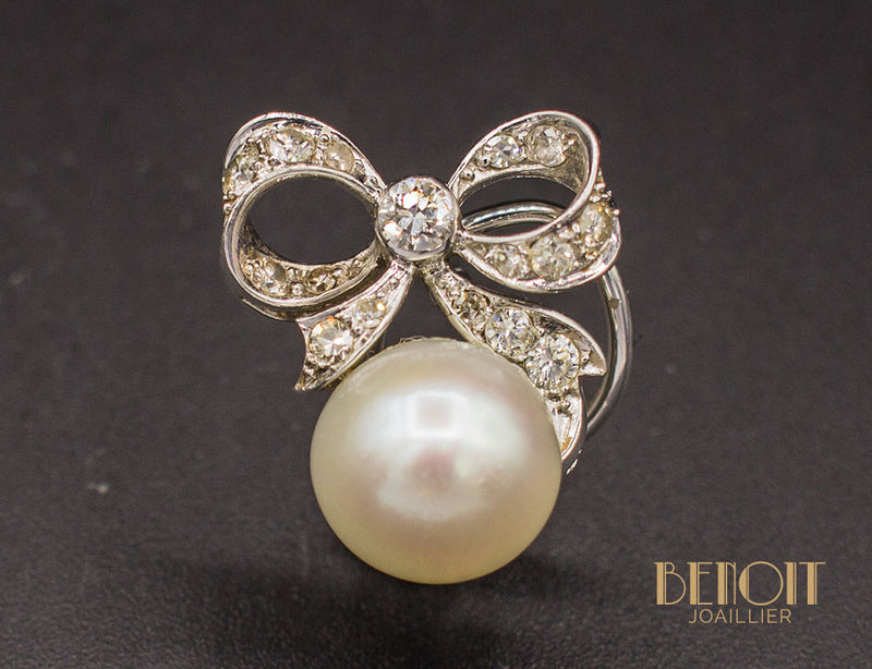 Boucles d'Oreilles Perles Noeuds