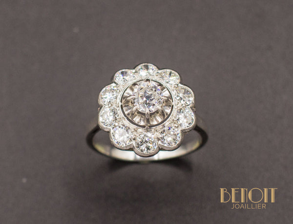Bague Marguerite Diamants