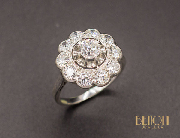 Bague Marguerite Diamants