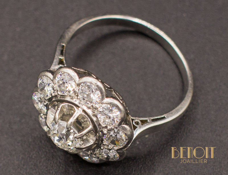 Bague Marguerite Diamants