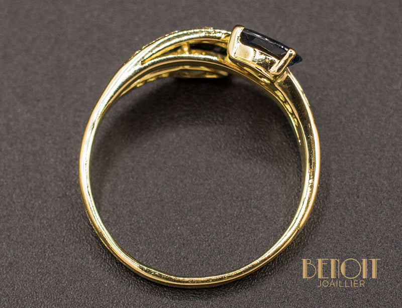 Bague Toi et Moi Saphirs