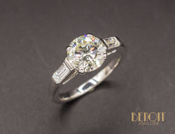 Solitaire Diamant 2,27ct L-SI2