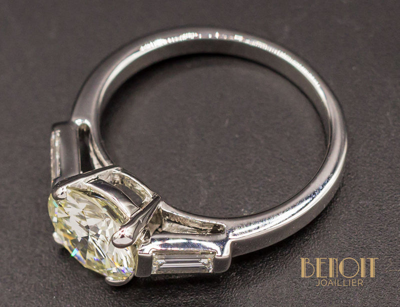 Solitaire Diamant 2,27ct L-SI2