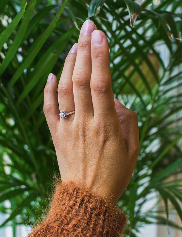 Solitaire Ancien Diamant