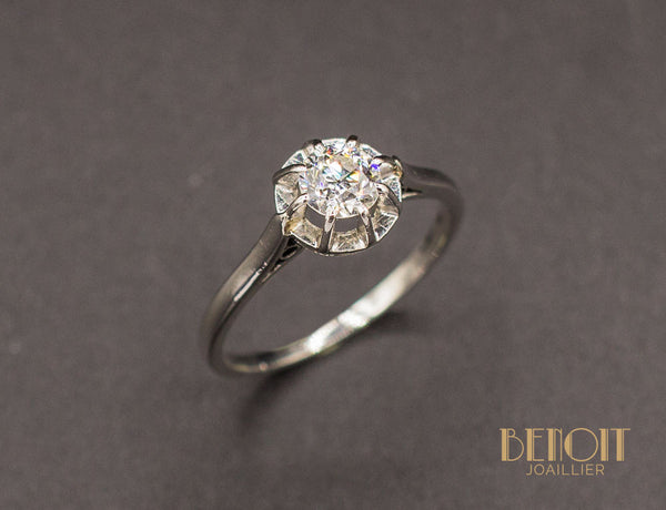 Solitaire Ancien Diamant