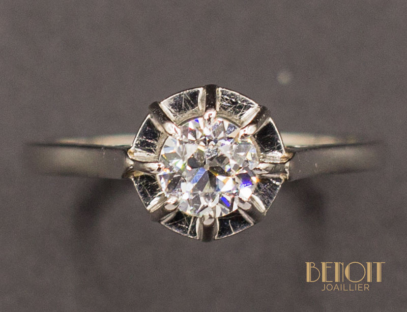 Solitaire Ancien Diamant