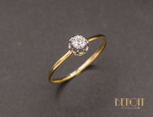 Solitaire Ancien Diamant