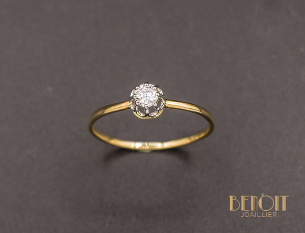 Solitaire Ancien Diamant