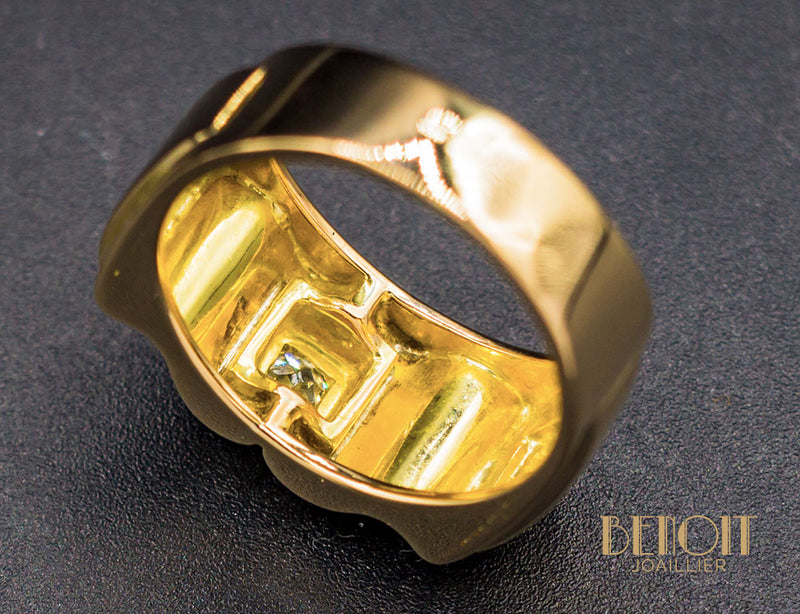 Bague Tank Diamant