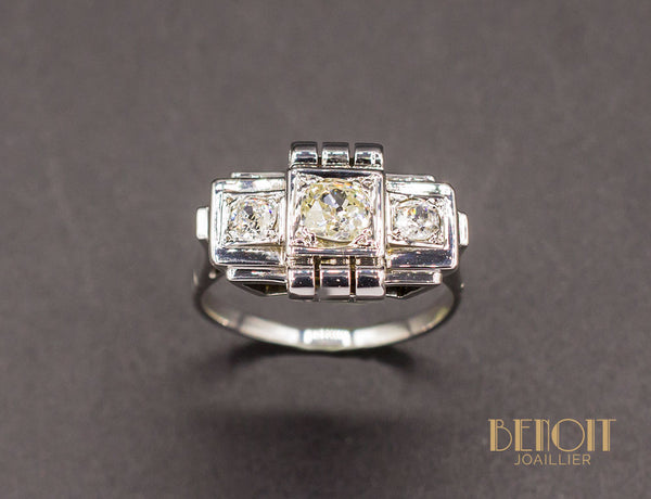 Bague Art Déco Diamants