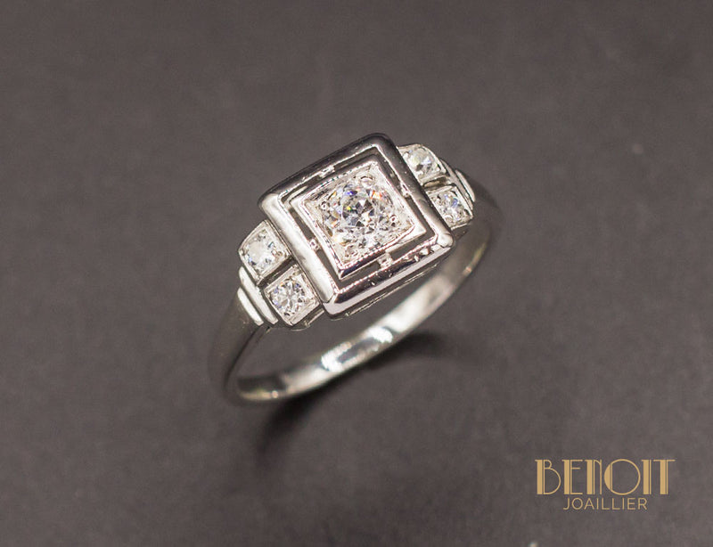 Bague Diamant Art Déco