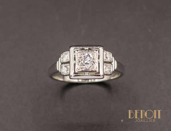 Bague Diamant Art Déco