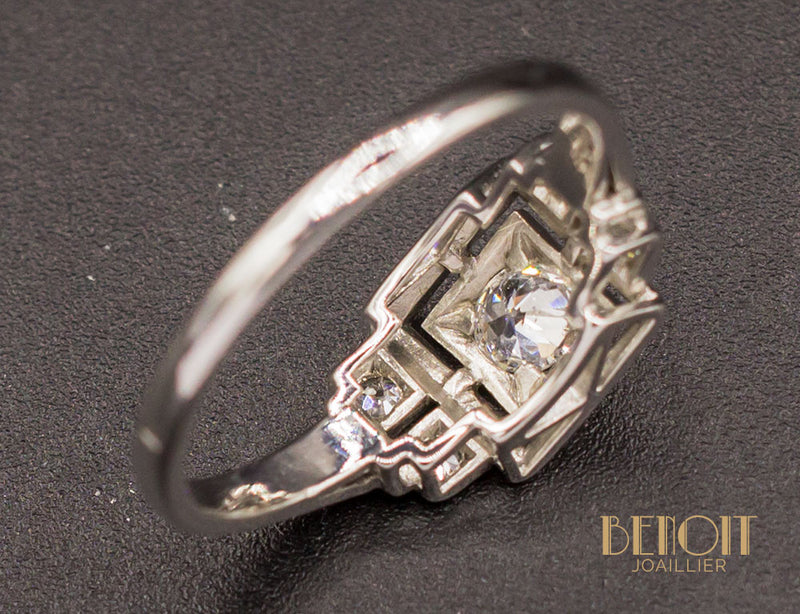 Bague Diamant Art Déco