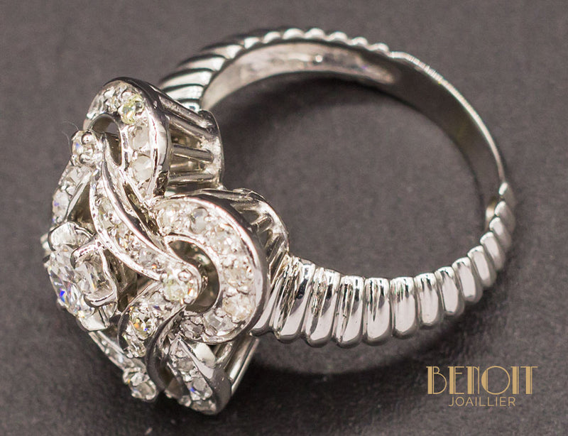 Bague Art Déco Diamants