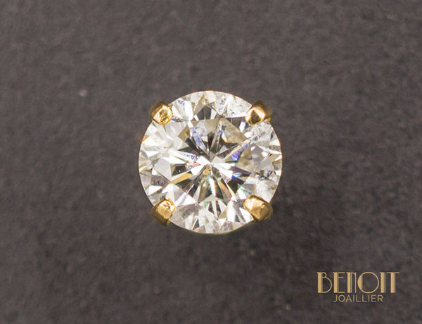 Puces Diamants 2x 0,85ct