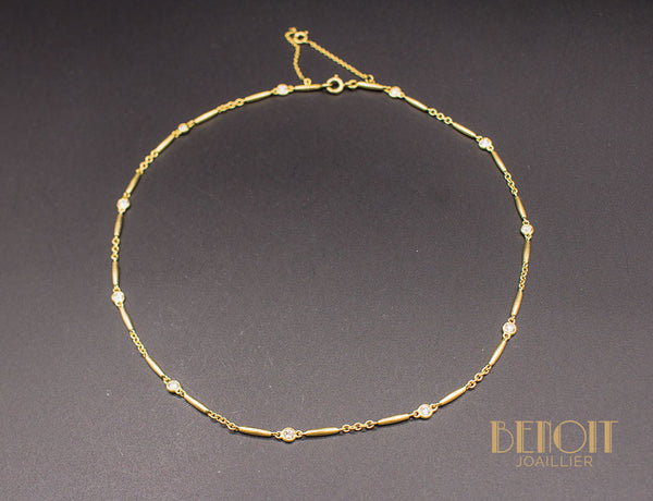 Collier Or Jaune Diamants Cartier