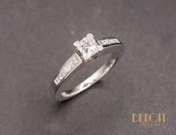 Solitaire Diamant Princesse