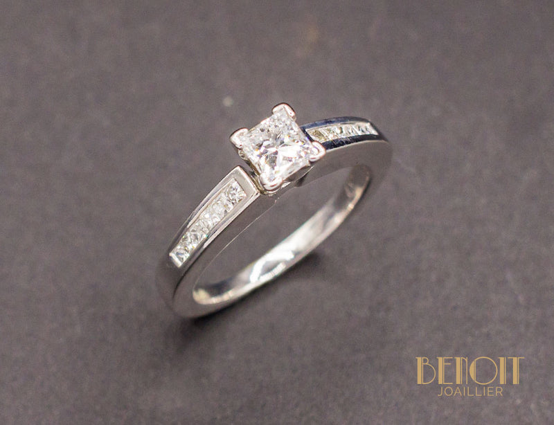 Solitaire Diamant Princesse