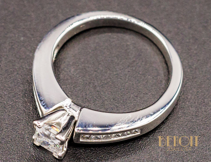 Solitaire Diamant Princesse