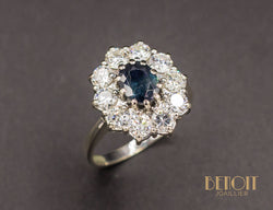 Bague Pompadour Saphir