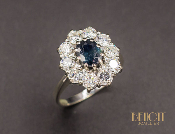 Bague Pompadour Saphir