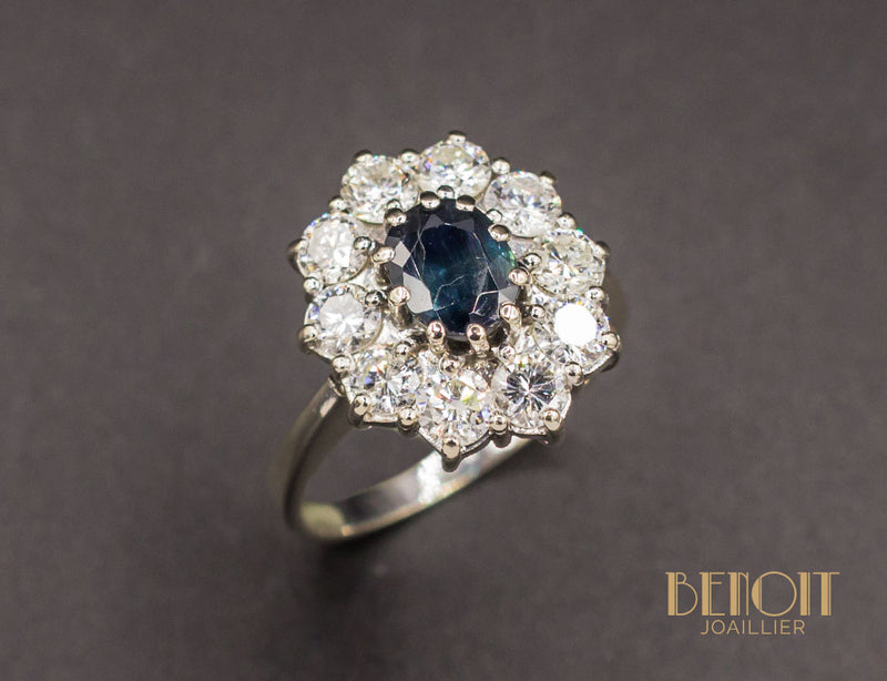 Bague Pompadour Saphir