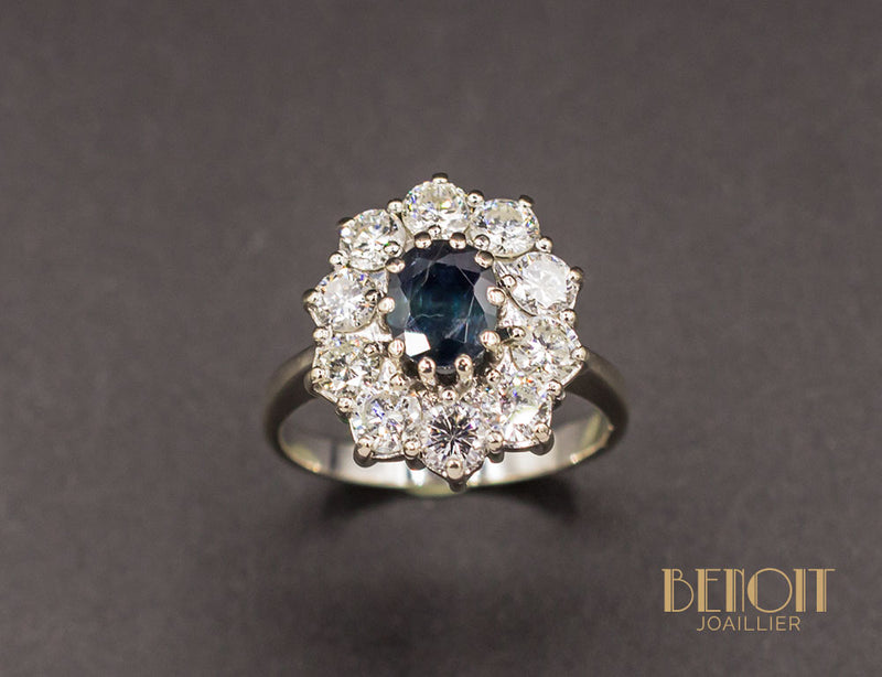 Bague Pompadour Saphir