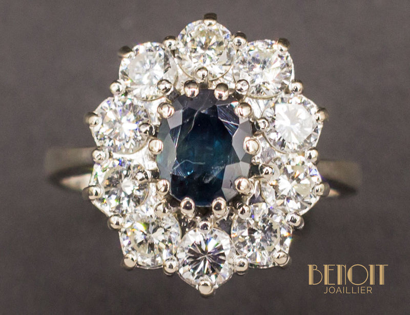 Bague Pompadour Saphir