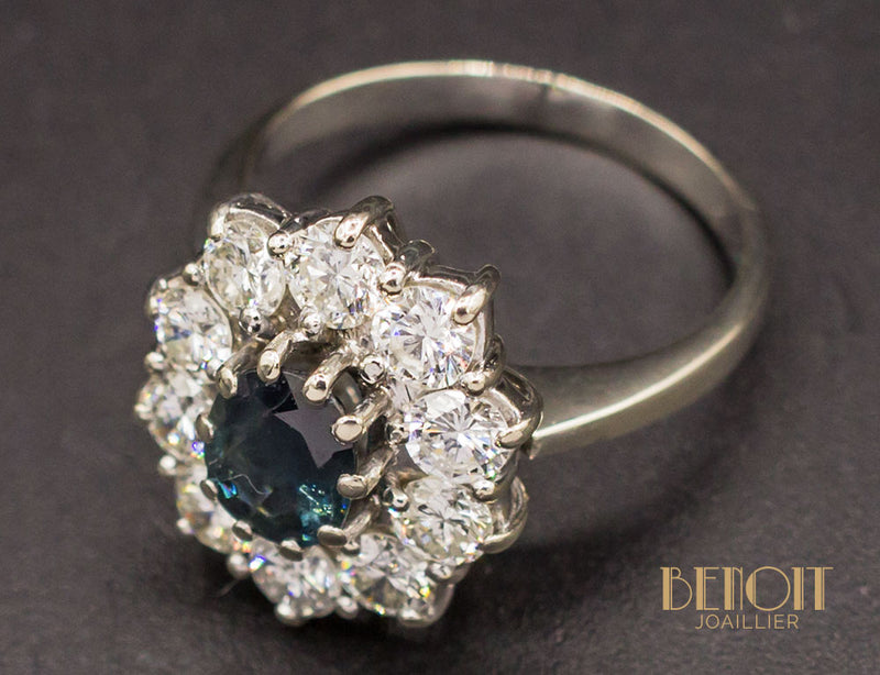 Bague Pompadour Saphir