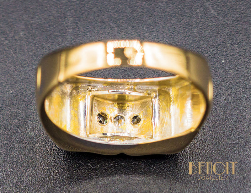 Bague Tank Diamants