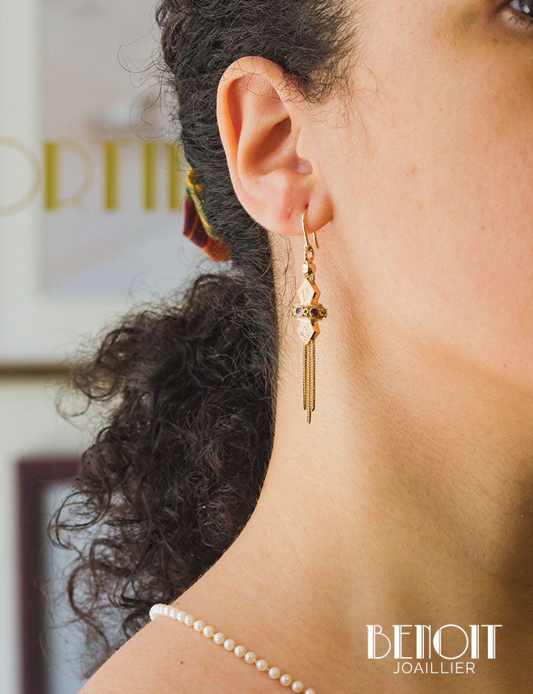 Boucles Pendantes "Les Recyclés" Napoléon III