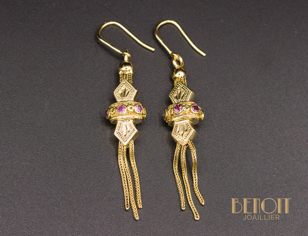Boucles Pendantes "Les Recyclés" Napoléon III