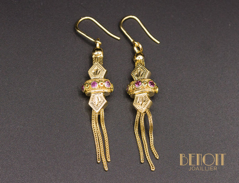 Boucles Pendantes "Les Recyclés" Napoléon III