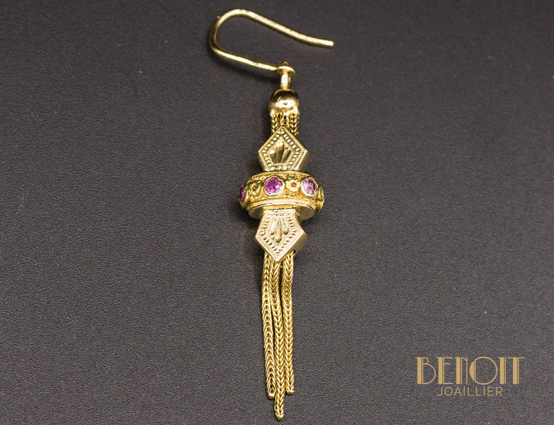 Boucles Pendantes "Les Recyclés" Napoléon III