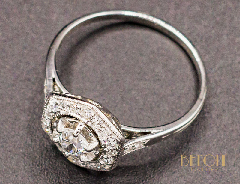 Bague Art Déco Diamants