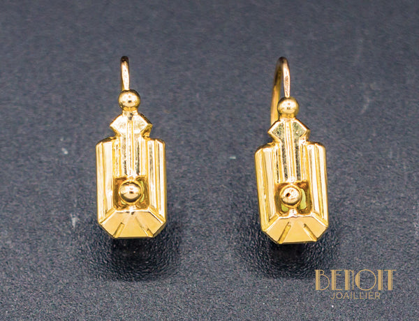 Boucles d'Oreilles Art Déco