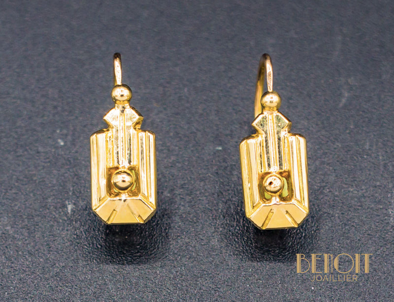 Boucles d'Oreilles Art Déco
