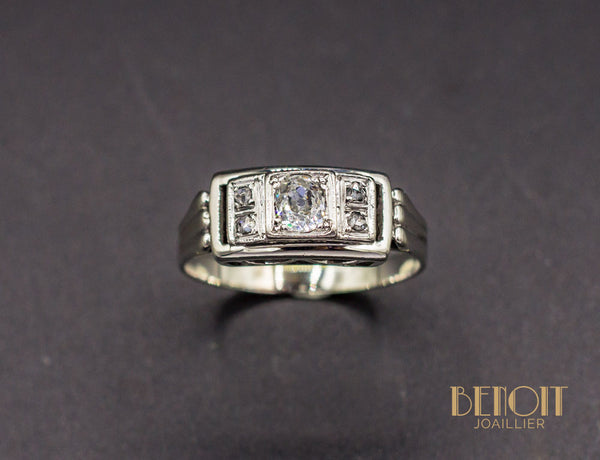 Bague Art Déco Diamants