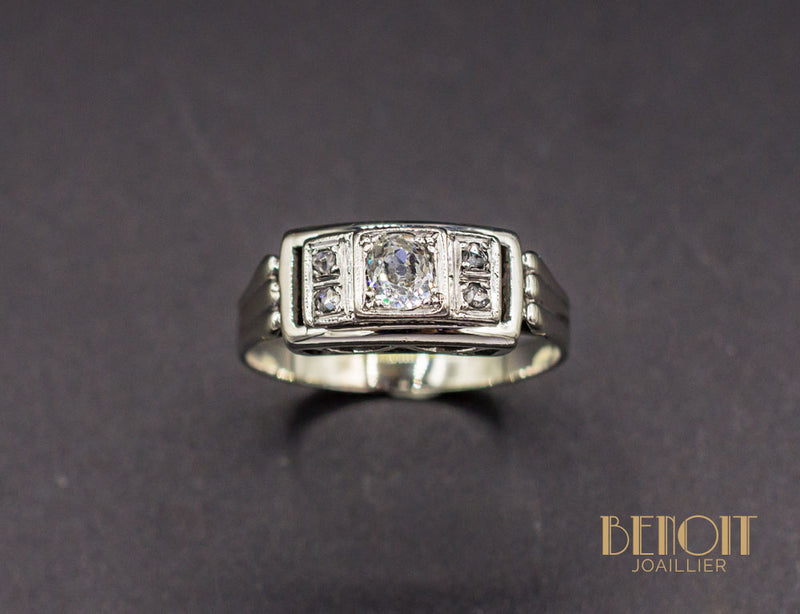 Bague Art Déco Diamants