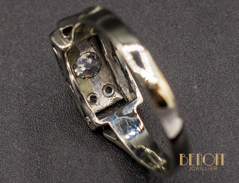 Bague Art Déco Diamants
