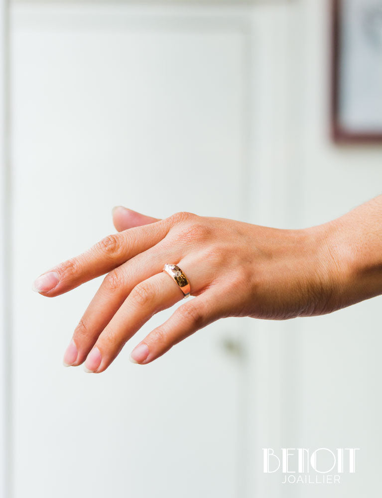 Bague Jonc 3 Diamants