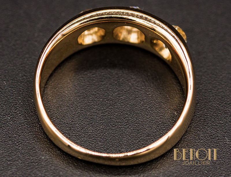 Bague Jonc 3 Diamants