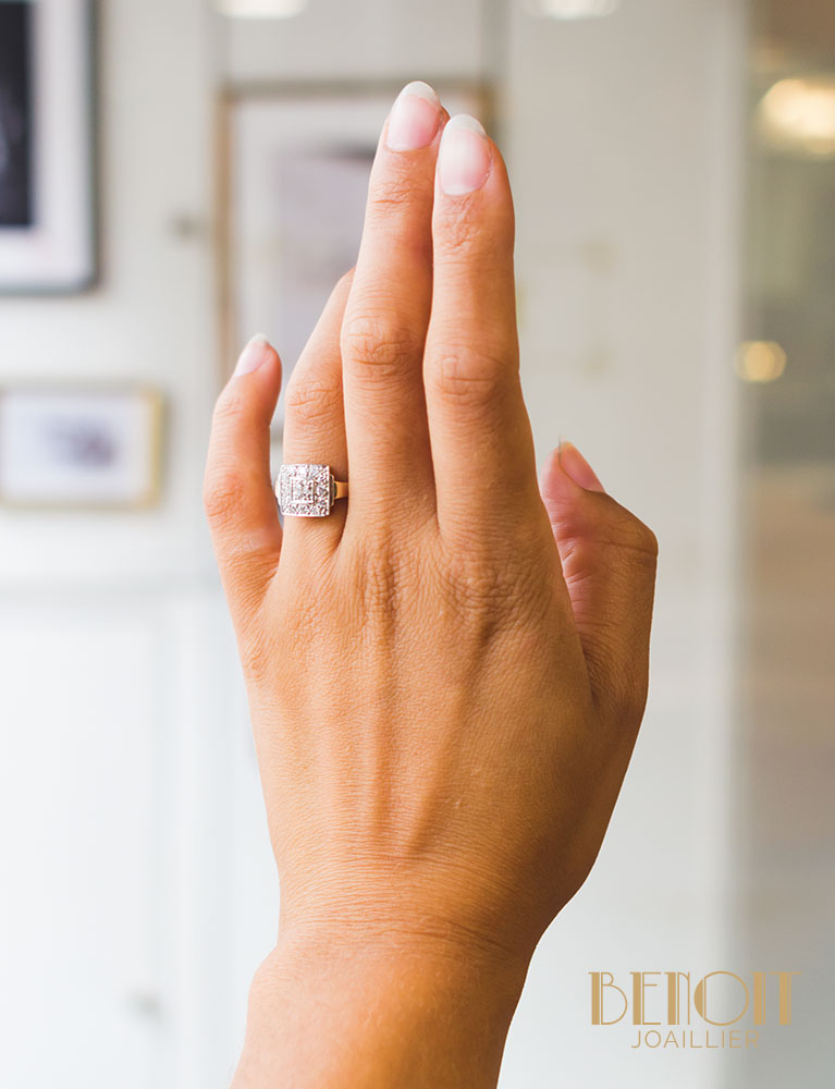 Bague Art Déco Diamants