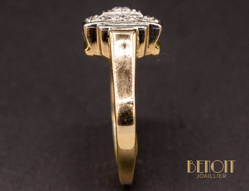 Bague Art Déco Diamants