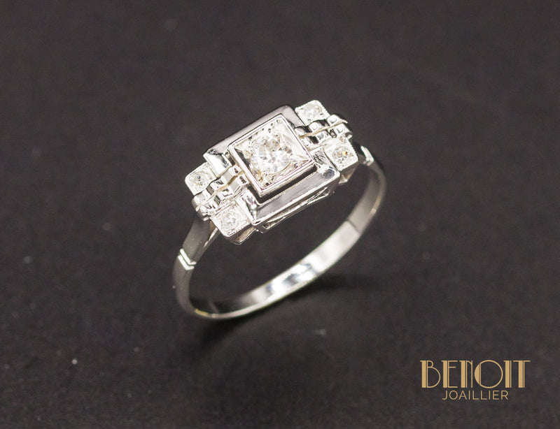 Bague Art Déco Diamants